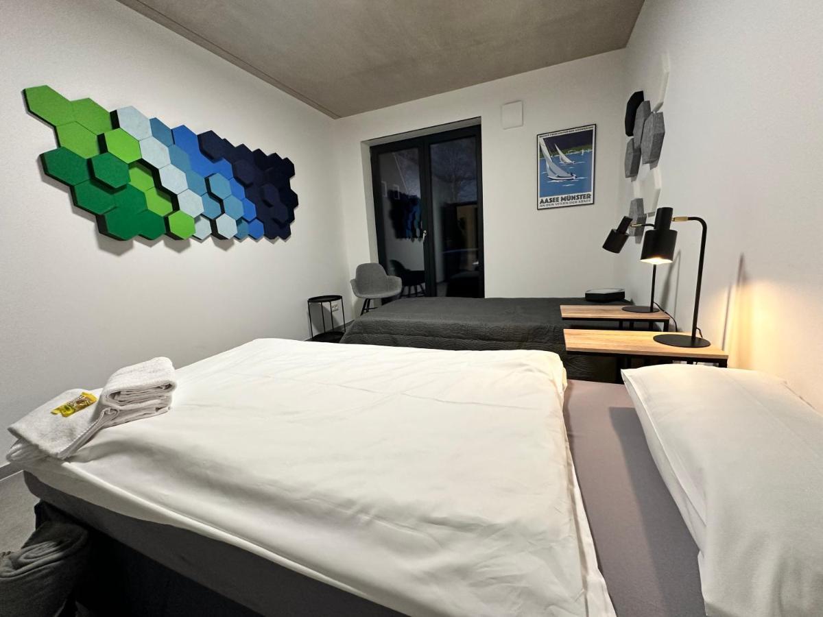 Luxurioeses Apartment Direkt Am Kanal 125 M² - Youpartments Münster Exterior foto
