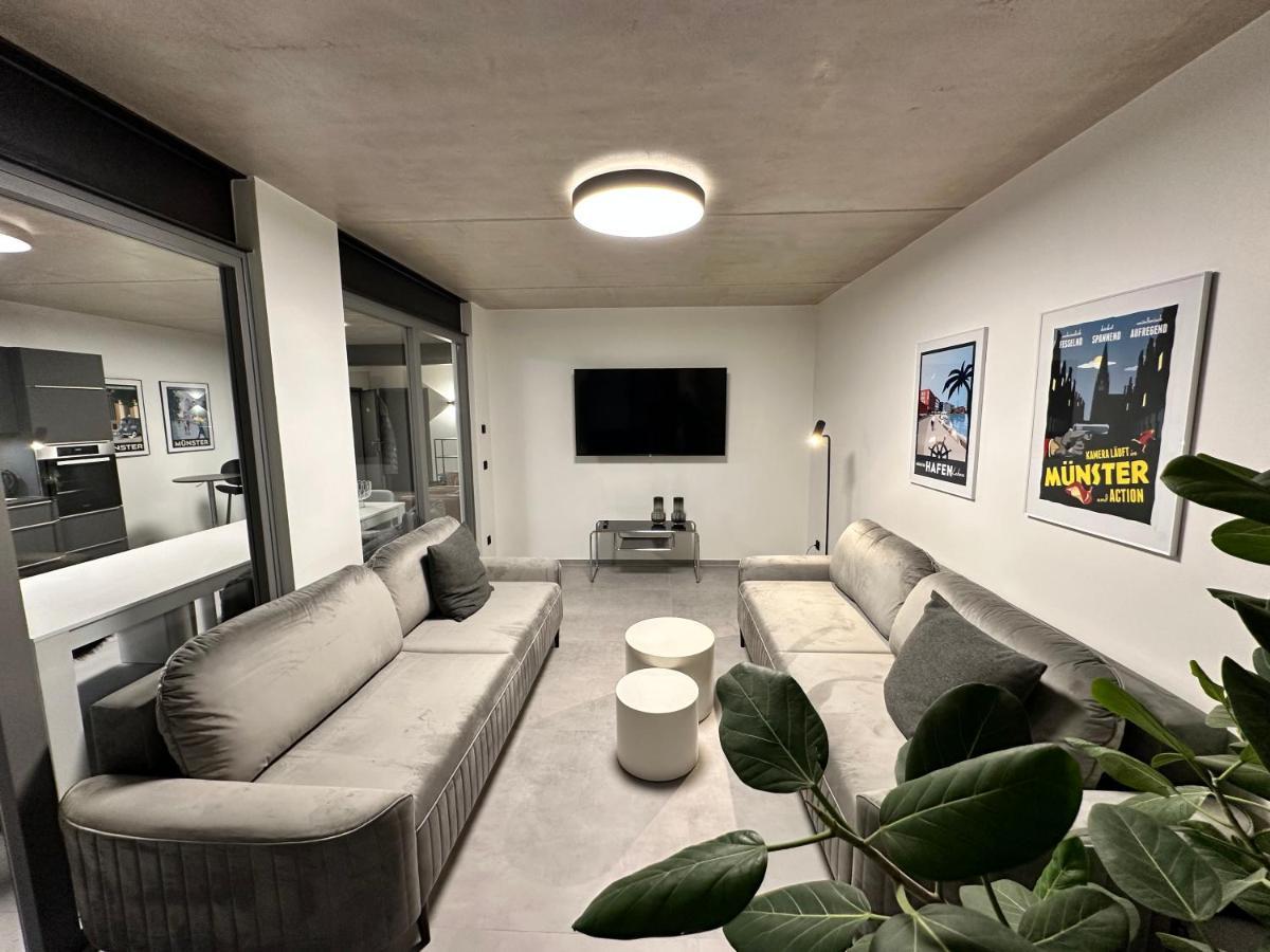 Luxurioeses Apartment Direkt Am Kanal 125 M² - Youpartments Münster Exterior foto